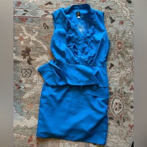 ANTHROPOLOGIE - Elegant Blue Sleeveless Dress